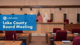 Lake County Board Meeting